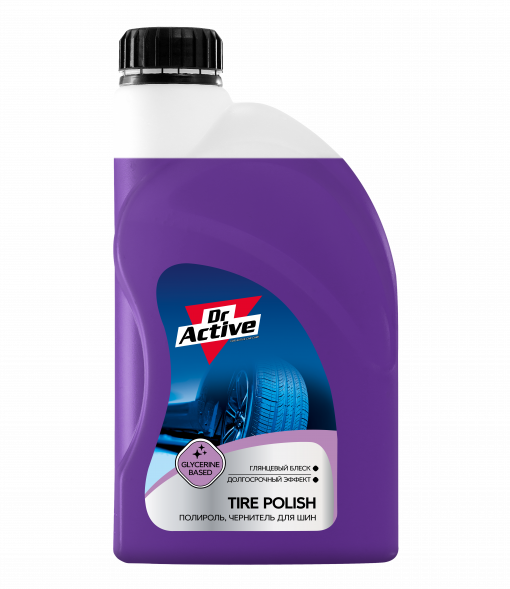 Полироль чернитель шин "Tire Polish" Dr.Active 1л (1*12шт)