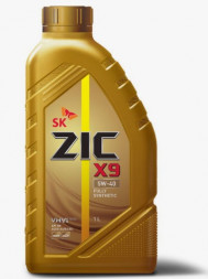 Масло мотор.  5W40 ZIC X9 SP A3/B4 пластик (1 л.) 1*12 шт.