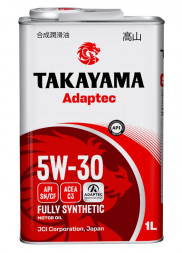 Масло мотор.  5W30 TAKAYAMA  Adaptec C3 SN/CF  1л (1*12шт)