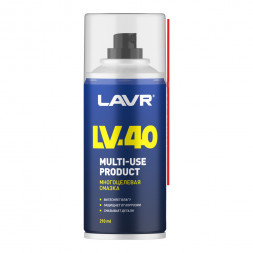 Ln1484 Смазка многоцелевая LV-40, LAVR аэрозоль 210 мл (12шт)