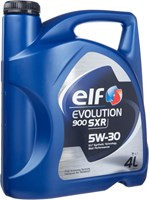 Масло мотор.  5W30 ELF Evolution 900 SXR API SL/CF ACEA A5/B5 пластик (4 л.) 1*3 шт. (Турция)