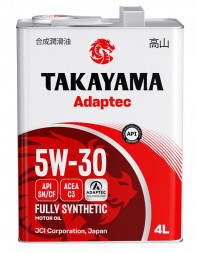 Масло мотор.  5W30 TAKAYAMA  Adaptec C3 SN/CF 4л (1*4шт)