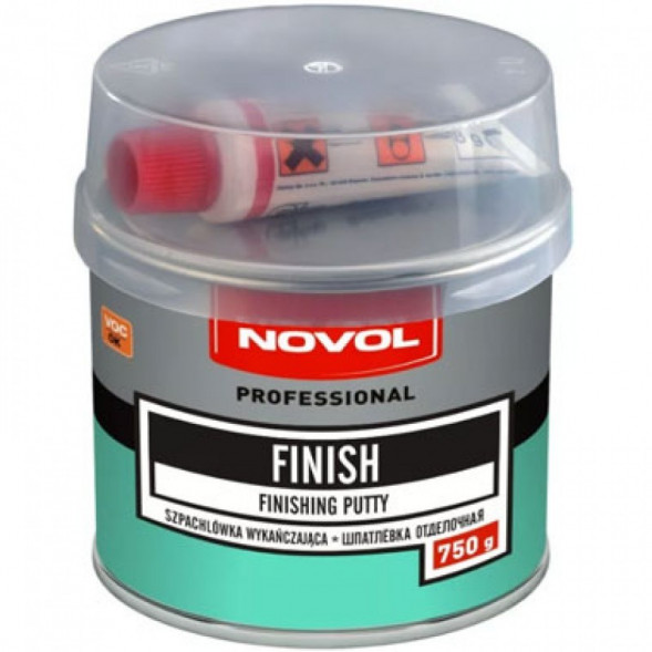 Шпатлевка Finish (мелокозерн. финиш.) (0,75 кг) (Novol) 1*12шт.