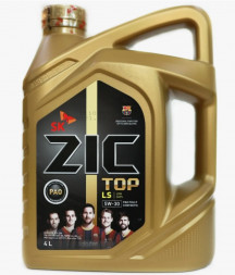 Масло мотор.  5W30 ZIC TOP LS SN C3 пластик (4 л.) 1*4 шт.