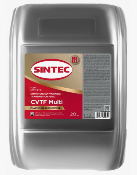 Масло трансм.  CVTF Multi SINTEC  (20л)