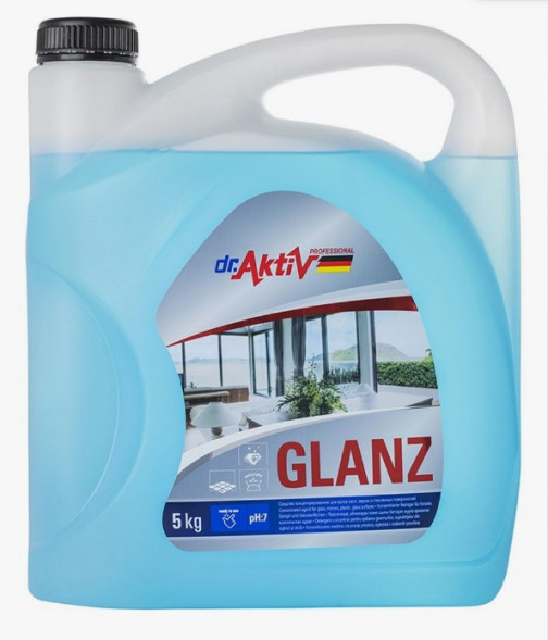 Dr.Aktiv Средство концентрированное для мытья окон, зеркал и стеклянных поверхностей Glanz 5кг (1*4