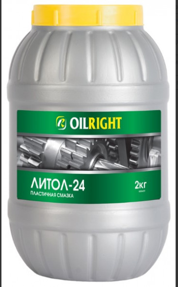 Смазка Литол-24 OIL RIGHT 2кг (6шт)