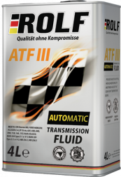 Масло трансм. ROLF ATF III (4л) 1*4шт