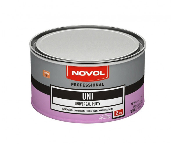 Шпатлевка Uni (универсал. полиэф.) (2 кг) (Novol) 1*6шт