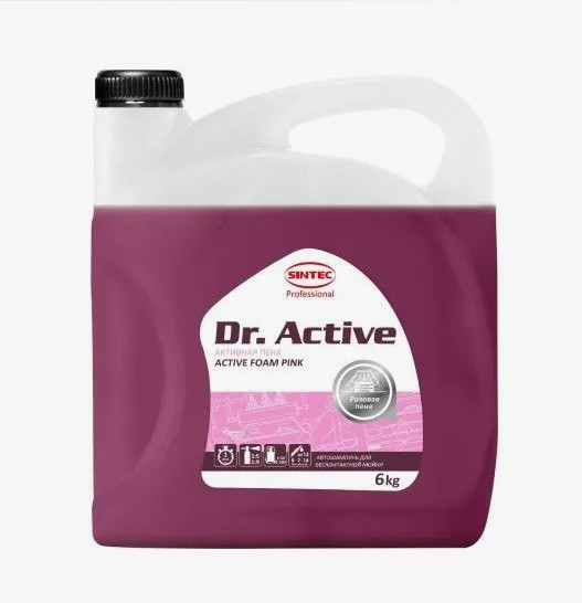 Sintec Автошампунь для бесконтактной мойки Dr.Active Active Foam Pink  6кг