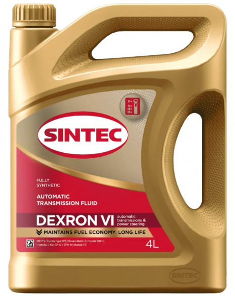 Масло трансм.  ATF VI SINTEC (4л) 1*4шт