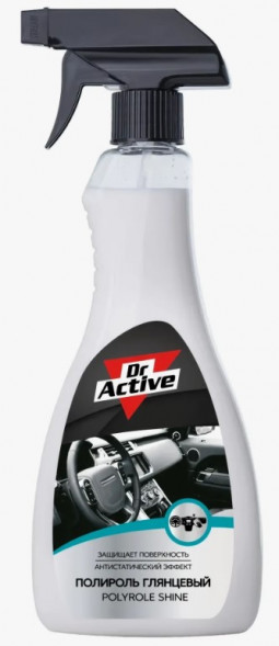 Sintec  Полироль для кожи, резины и пластика &quot;Polyrole Shine&quot;   550 мл триггер (1*12шт)