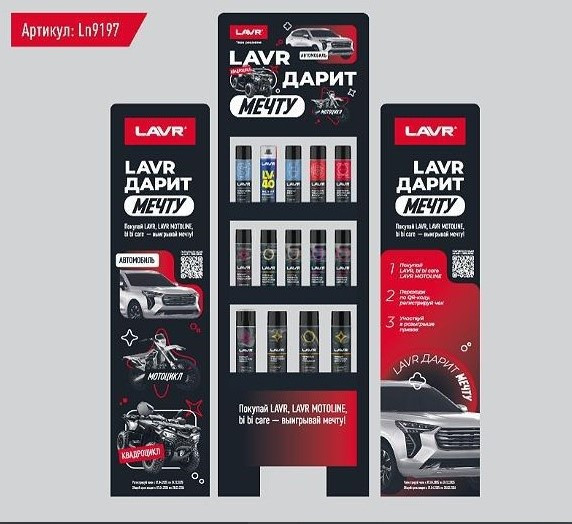 Ln9197 Препак LAVR Автокосметика 2025