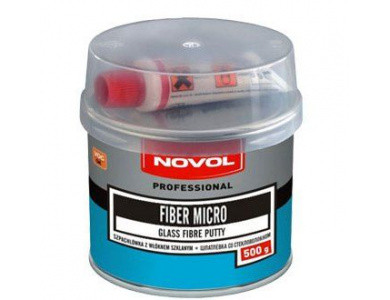 Шпатлевка Micro Fiber (со стекловол.)  (0,5 кг) (Novol)