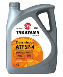 Масло трансм.  ATF SP-4 TAKAYAMA  ПЛАСТИК (4л) 1*4шт