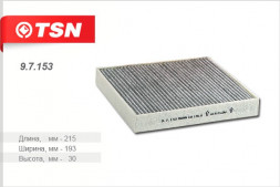 97153 Фильтр TSN салона угольный TOYOTA Yaris (E150)