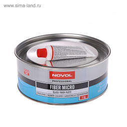 Шпатлевка Micro Fiber (со стекловол.)  (1 кг) (Novol) 1*8шт.