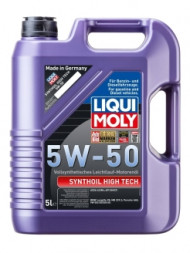 Масло мотор.  5W50 Liqui Moly Synthoil High Tech API SN/CF ACEA A3/B4 пластик (5 л.) 1*4 шт. (9068)