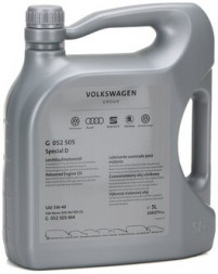 Масло мотор. 5W40 VAG &quot;SPECIAL G&quot;  502.00/505.00 (5л) 1*4 шт