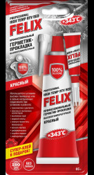 Профессиональный герметик-прокладка FELIX (красный) 85г (12шт)