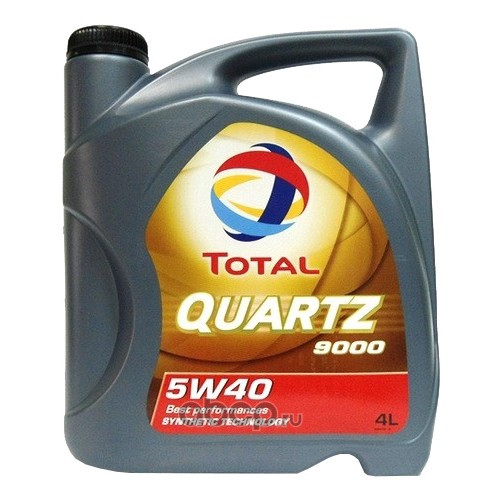 Масло мотор.  5W40 TOTAL QUARTZ 9000 API SN/CF ACEA A3/B4 пластик (1 л.) 1*18 шт.
