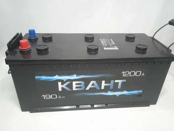 Аккумулятор 6 СТ 190 ВЛЧ КВАНТ конус (п.т. 1200 Ач)