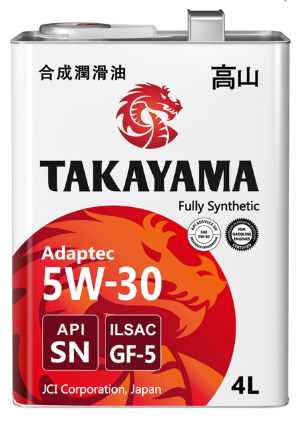 Масло мотор.  5W30 TAKAYAMA  Adaptec ILSAC GF-5 SN  4л (1*4шт)