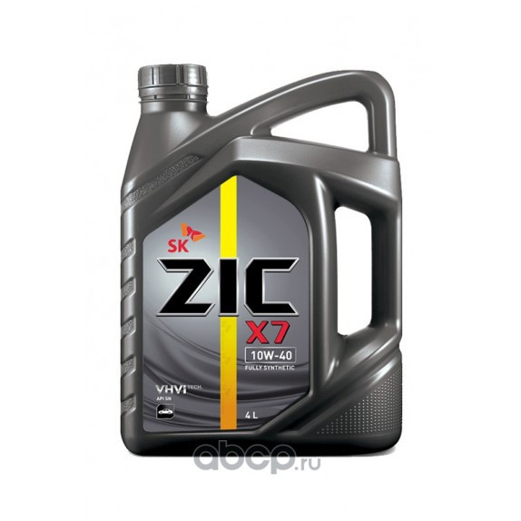 Масло мотор.  5W30 ZIC X7 LS API SN ACEA C3 (синт.) (4 л.) пластик 1*4 шт.