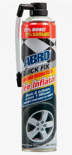 Шинонаполнитель ABRO +25 % (650 мл.) 1*12 шт. (QF35CHRW)