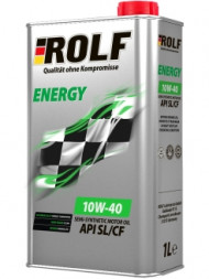 Масло мотор. ROLF. Energy SAE 10W40 API SL/CF (1л) Пластик
