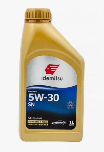 Масло мотор.  5W30 IDEMITSU API SN ILSAC GF-5 (синт.) (1 л.) пластик 1*24 шт
