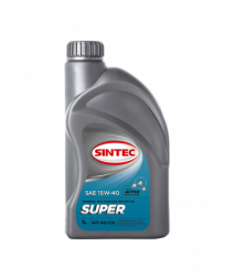 Масло мотор. SINTEC SUPER SAE 15W40  API SG/CD  (1л) 1*12шт