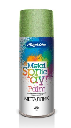 2030 Краска металлик &quot;Зеленая&quot; RAL 240М (265г)*12шт