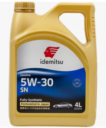 Масло мотор. 5W30 IDEMITSU API SN ILSAC GF-5 (синт.) (4 л.) пластик 1*6 шт.