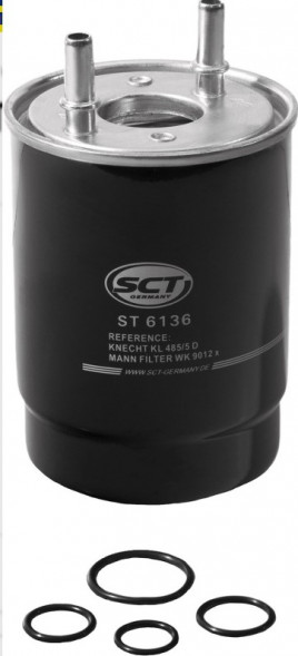 Фильтр топливный SCT ST 6136 RENAULT Megane III 1.9 dCi FAP-SUZUKI Grand Vitara 1.9 DDiS