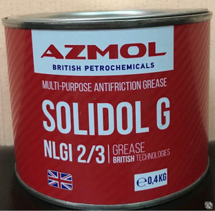 Смазка Солидол-Ж АЗМОЛ  (0,4кг) (1*36шт)