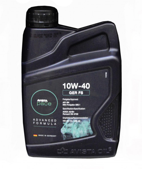 Масло моторное AVISTA PACE GER FS SAE 10W-40 5л