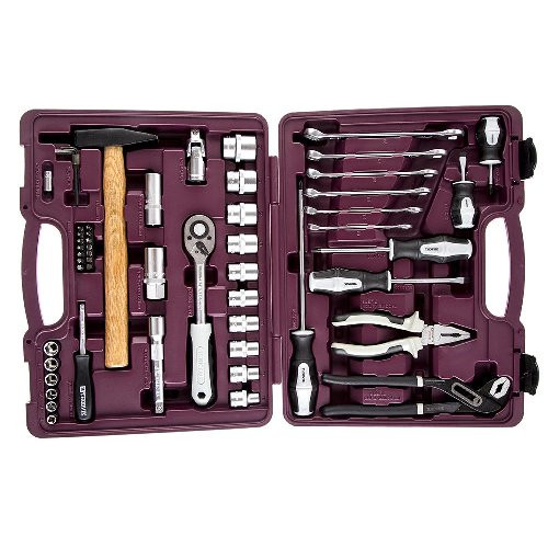 UTS0056 Набор инструмента универсальный 1/4&quot;, 1/2&quot;DR, 56 предметов