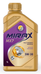 Масло мотор.   5W30 MIRAX MX7 A5/B5  SP (1л) 1*12шт