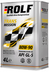 Масло трансм. 80W90 ROLF Transmission GL-5 (4л) 1*4шт