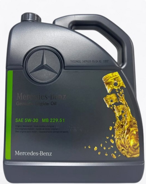 Масло мотор. 5W30 MERCEDES 229.51 (5л) Бельгия