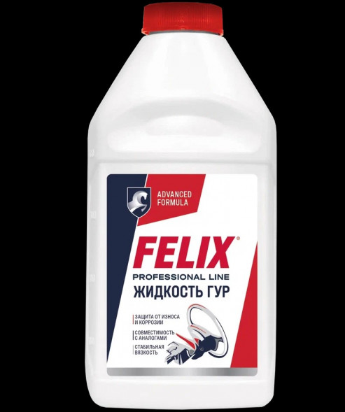Жидкость ГУР минеральная гидравлическая FELIX, в п/э бут., 0,5 л (25шт)