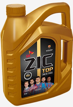 Масло мотор.  5W40 ZIC TOP SP A3/B4 пластик (1 л.) 1*12 шт.