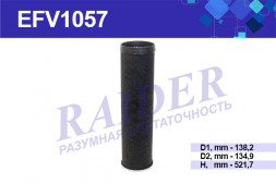 EFV1057 Фильтр воздушный (элемент безопасности) КАМАЗ Евро-3 (1*2 шт.)