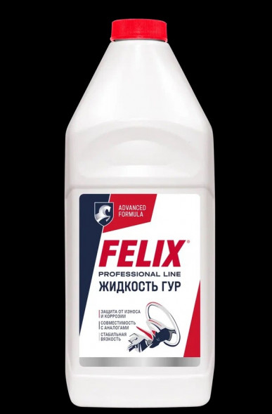 Жидкость ГУР минеральная гидравлическая FELIX, в п/э бут., 1 л (15шт)