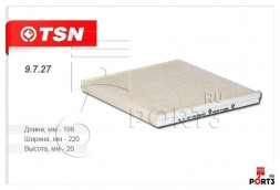 9727 Фильтр TSN салона пылевой TOYOTA AVENSIS II COROLLA IX COROLLA IX VERSO