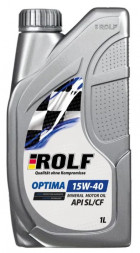 Масло мотор. ROLF Optima SAE 20W50 API SL/CF ПЛАСТИК 4л (1*4шт)