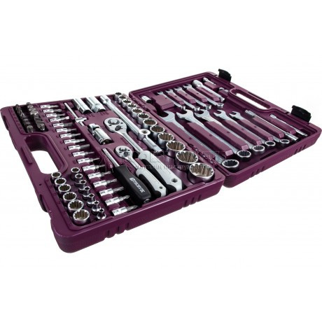 UTS0082 Набор инструмента универсальный 1/4&quot;, 1/2&quot;DR, 82 предмета