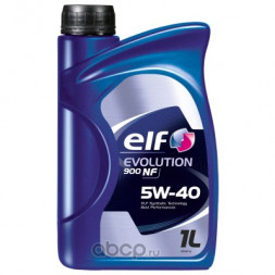 Масло мотор.  5W40 ELF Evolution 900 NF API SL/CF ACEA A3/B4 пластик (1 л.) 1*18 шт.