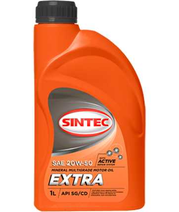 Масло мотор. SINTEC EXTRA SAE 20W50 API SG/CD (1л) 1*12шт
